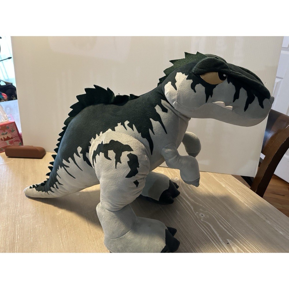 Jurassic World Large Roaring  Dinosaur Plush Stuffed Animal 32" long Mattel 2022